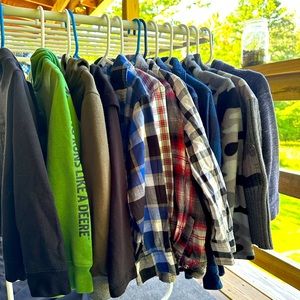 Lot of 14 Long Sleeve Boys Shirts 4T